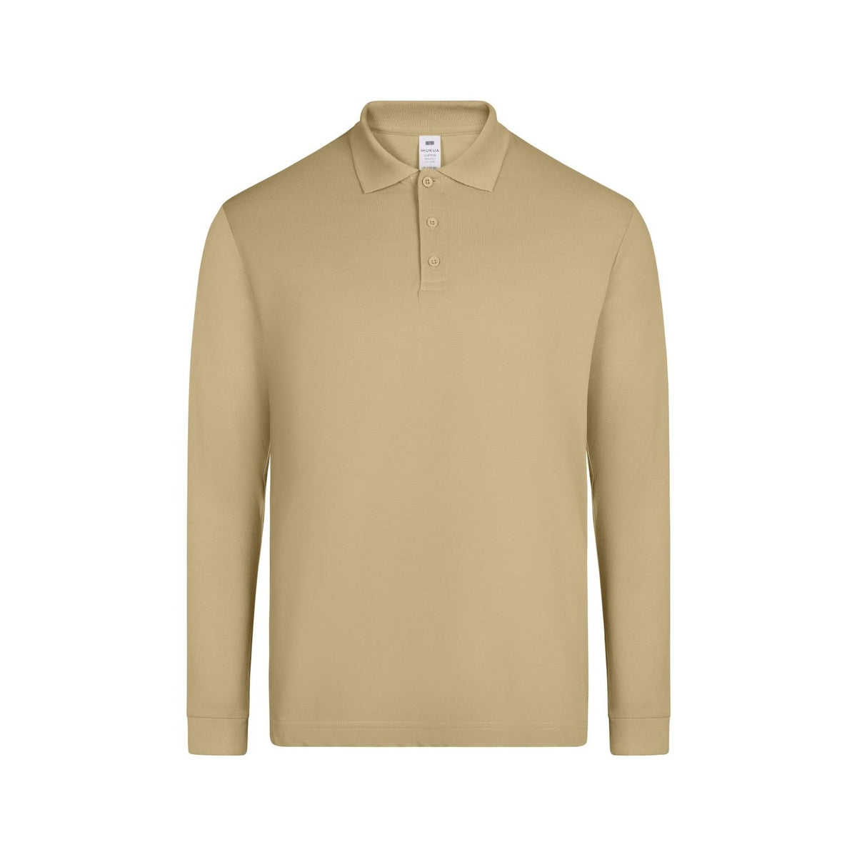 Polo de trabajo manga larga unisex Mukua Clifton MK242 - Arena