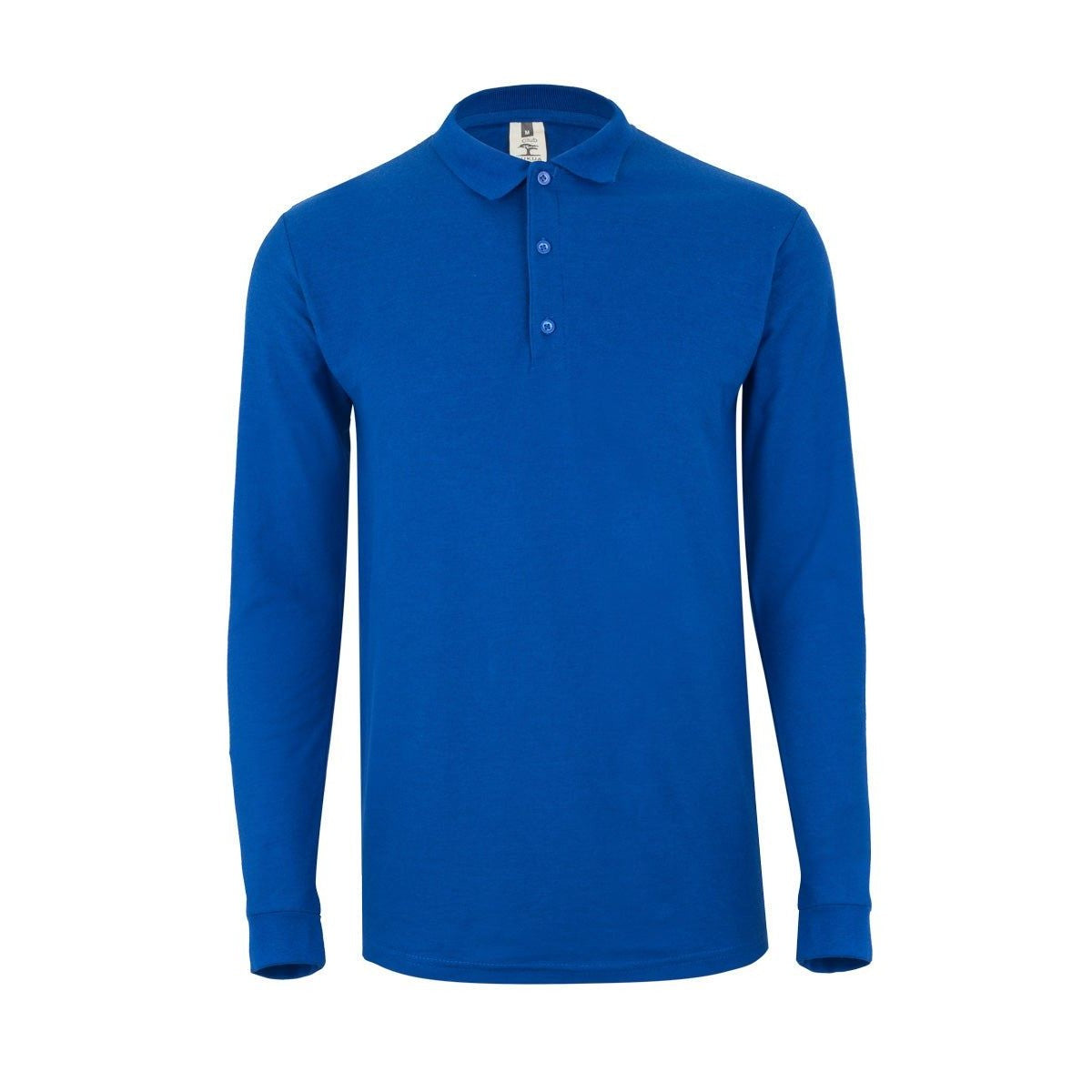 Polo de trabajo manga larga unisex Mukua Clifton MK242 - Azul royal