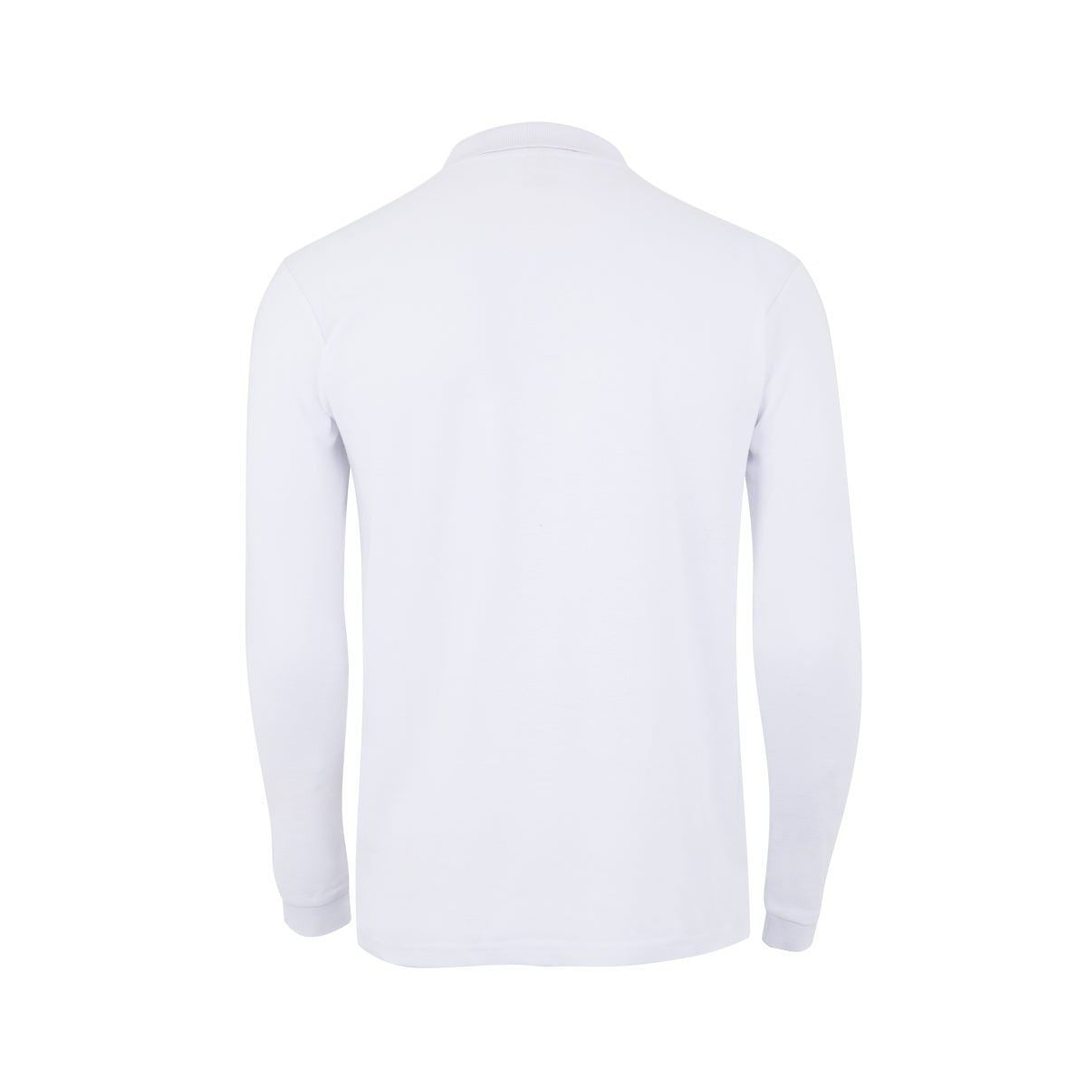 Polo de trabajo manga larga unisex Mukua Clifton MK242 - Blanco (2)