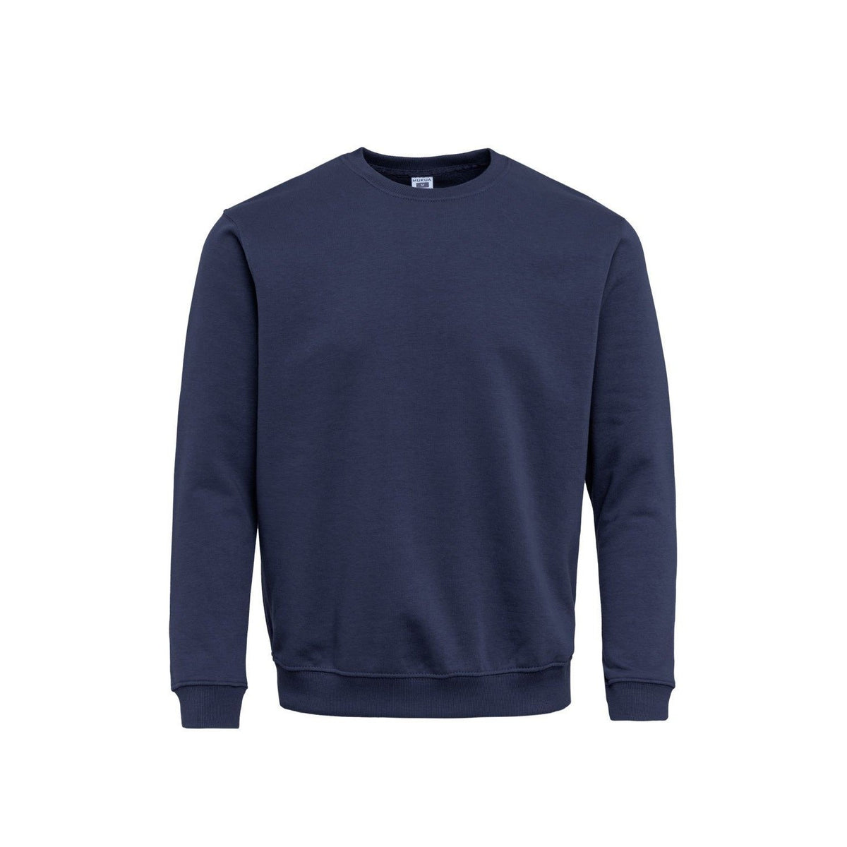 Sudadera de trabajo cuello redondo unisex Mukua Avalon MK620V - Azul denim