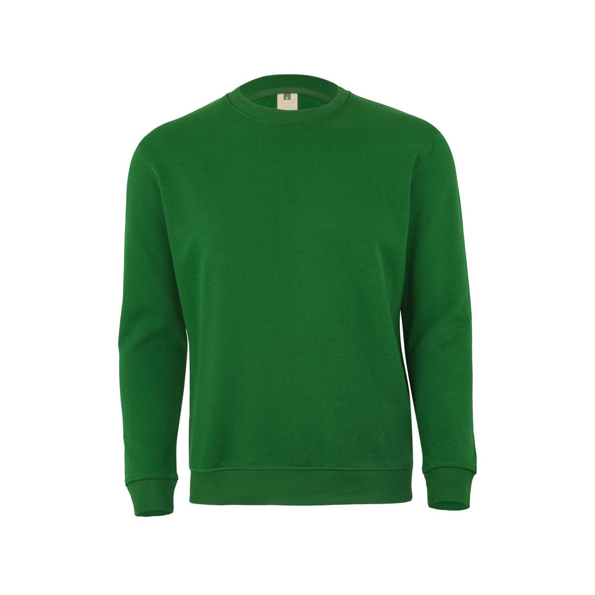 Sudadera de trabajo cuello redondo unisex Mukua Avalon MK620V - Verde kelly