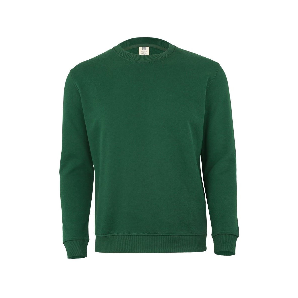 Sudadera de trabajo cuello redondo unisex Mukua Avalon MK620V - Verde botella