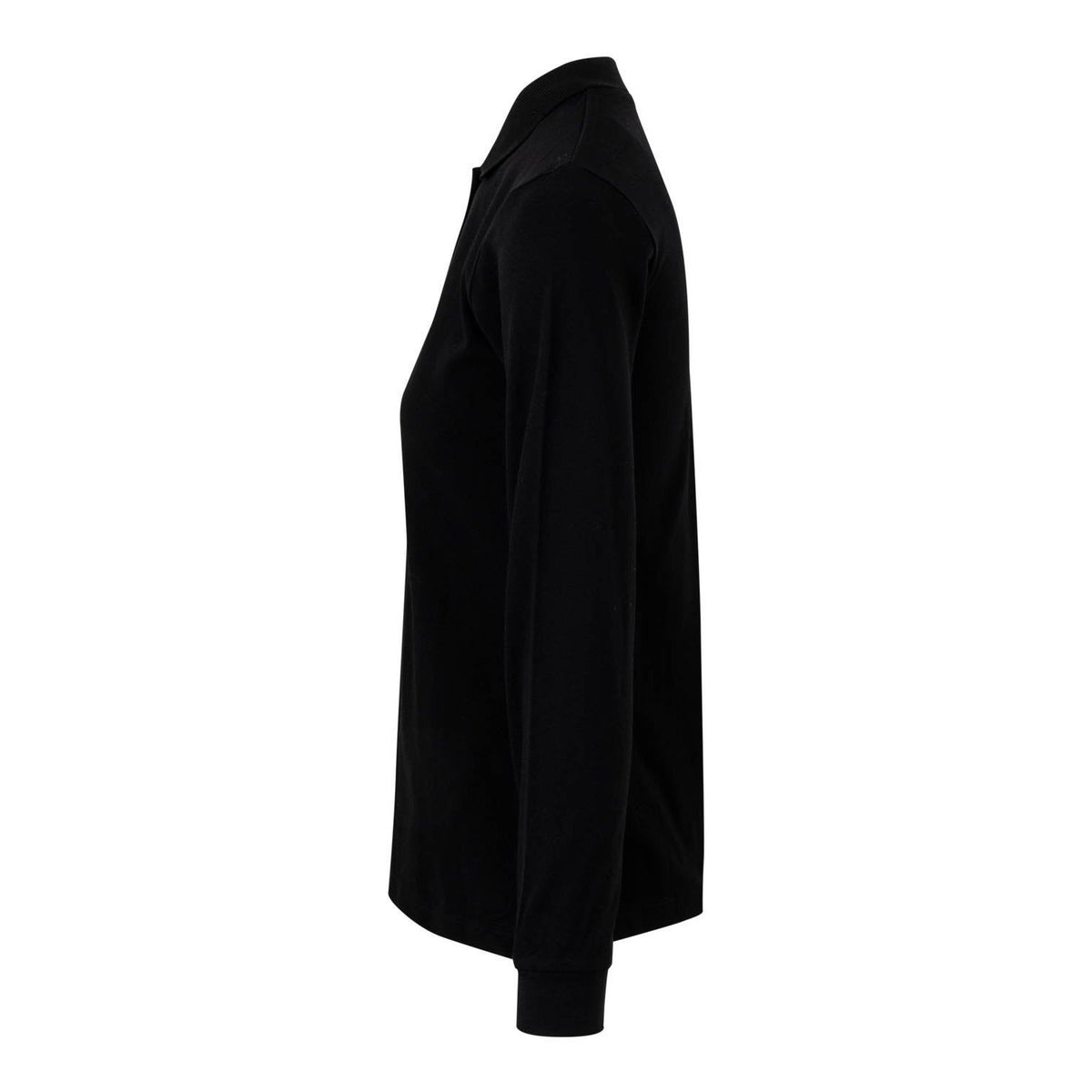 Polo de trabajo mujer manga larga algodón Mukua Hobart PL200WC - Negro (4)