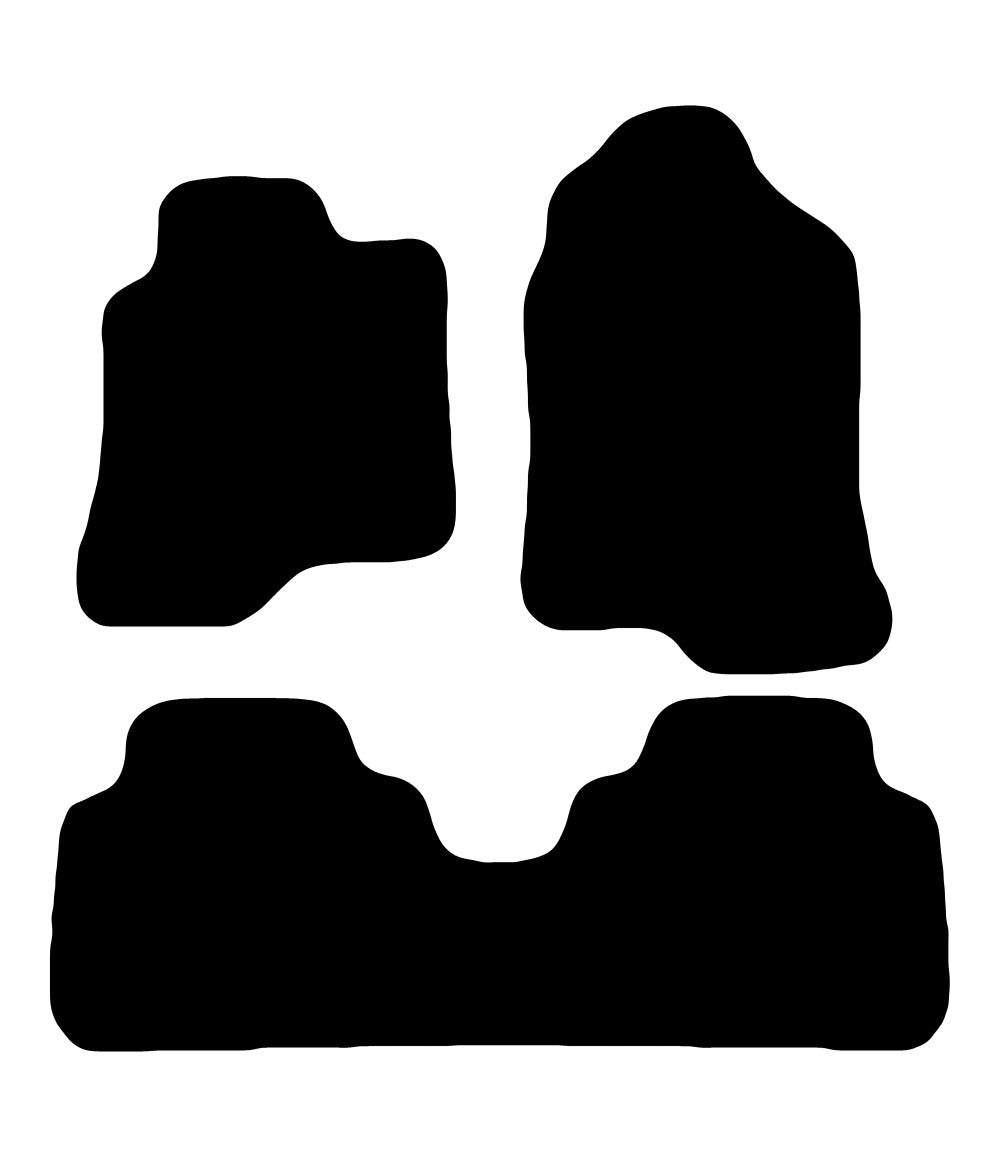 Plantilla de las alfombrillas de moqueta a medida para Chevrolet Captiva (2006-2011)