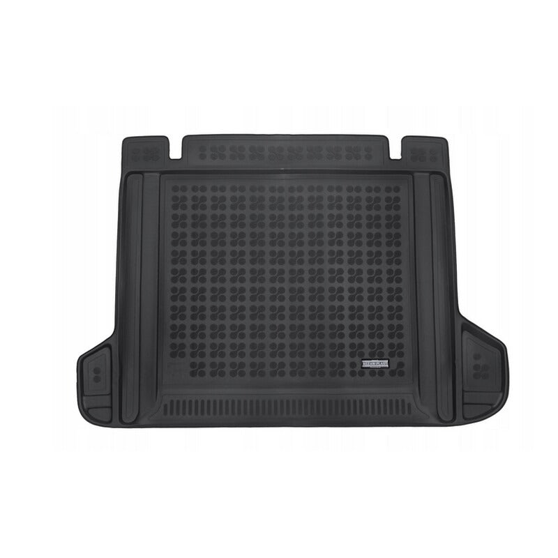 Protector de maletero de goma Toyota Land Cruiser (J150) 5 plazas con toma 220V y raíles (2017-2024)