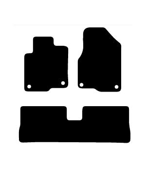 Alfombrillas de moqueta Chevrolet Captiva (2011-2015) a medida - Ellegance