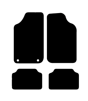 Alfombrillas de moqueta Peugeot 205 (1983-1998) a medida - Standard