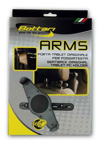 SOPORTE TABLET CON ANCLAJE AL REPOSACABEZAS ARMS
