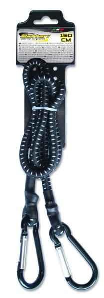 CUERDA ELASTICA 150CM CARABINER