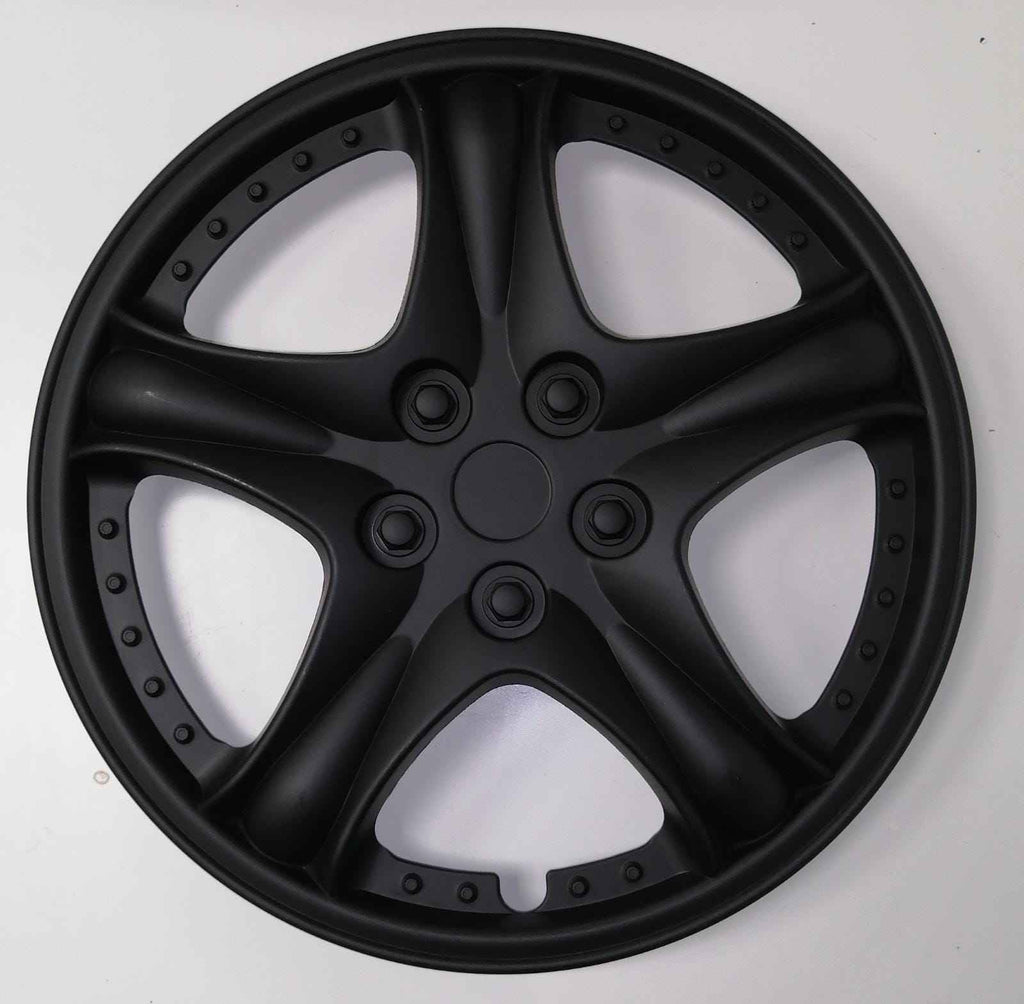 TAPACUBOS NEGRO LUXE 4PZAS 14" GRANADA