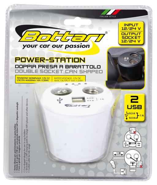 MULTITOMA BOTE 2 TOMAS USB 1 AMP