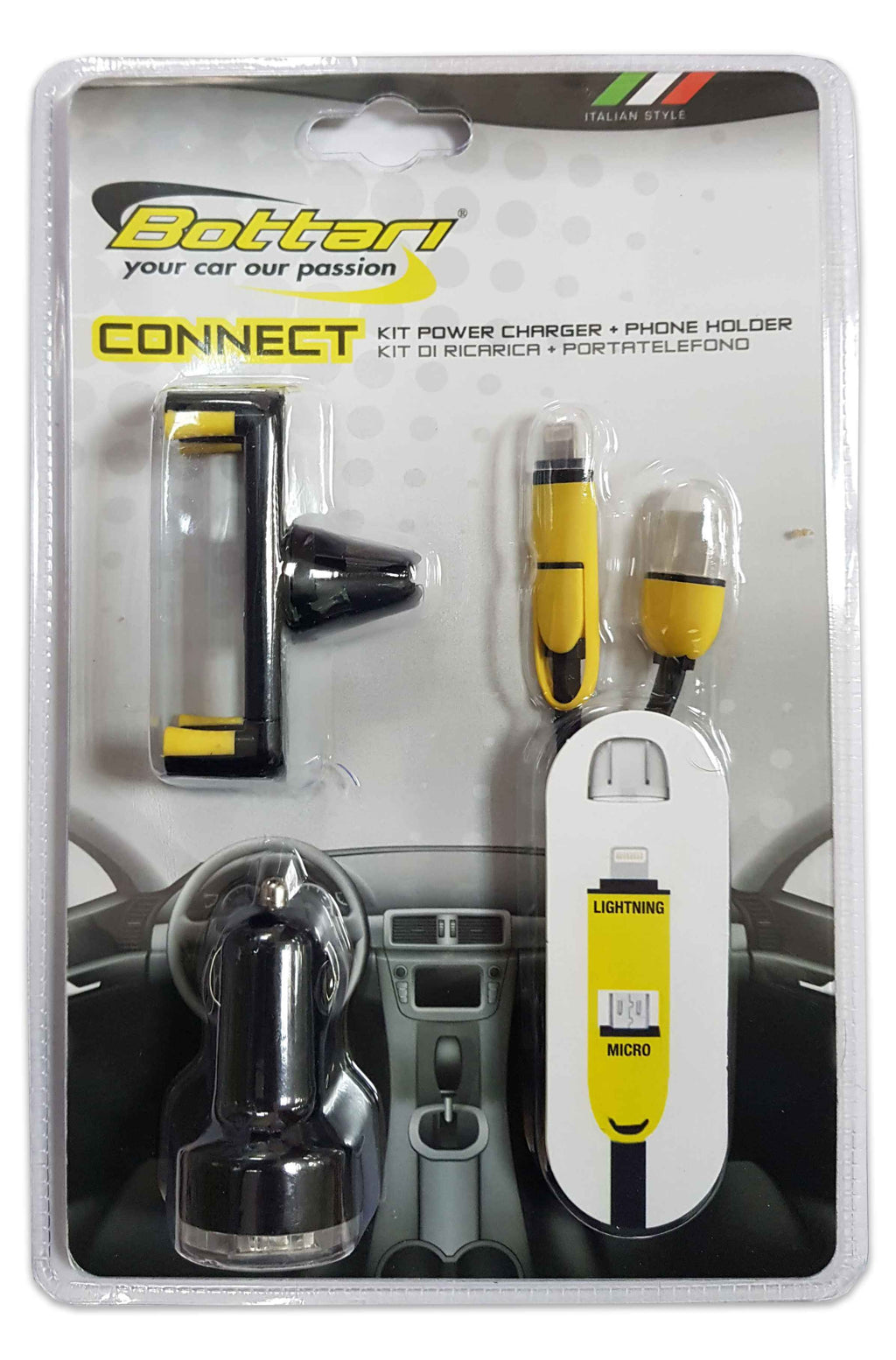 KIT DE CARGA + PORTATELEFONO