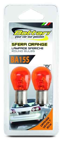 LAMPARA 12V - 21W BA15S ORANGE