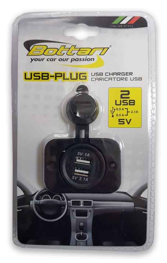 SOCKET X2 USB 2.1A EN TOTAL 12/24V