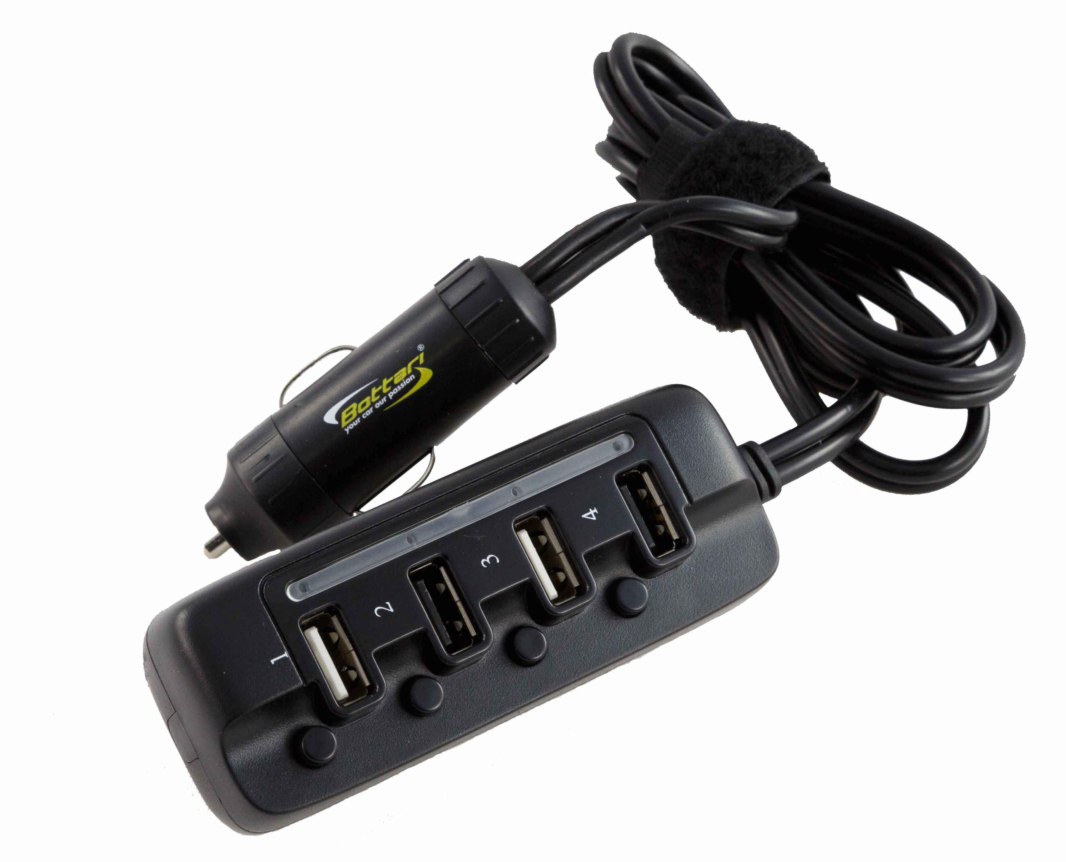 USB CHARGER 4 USB CON CABLE