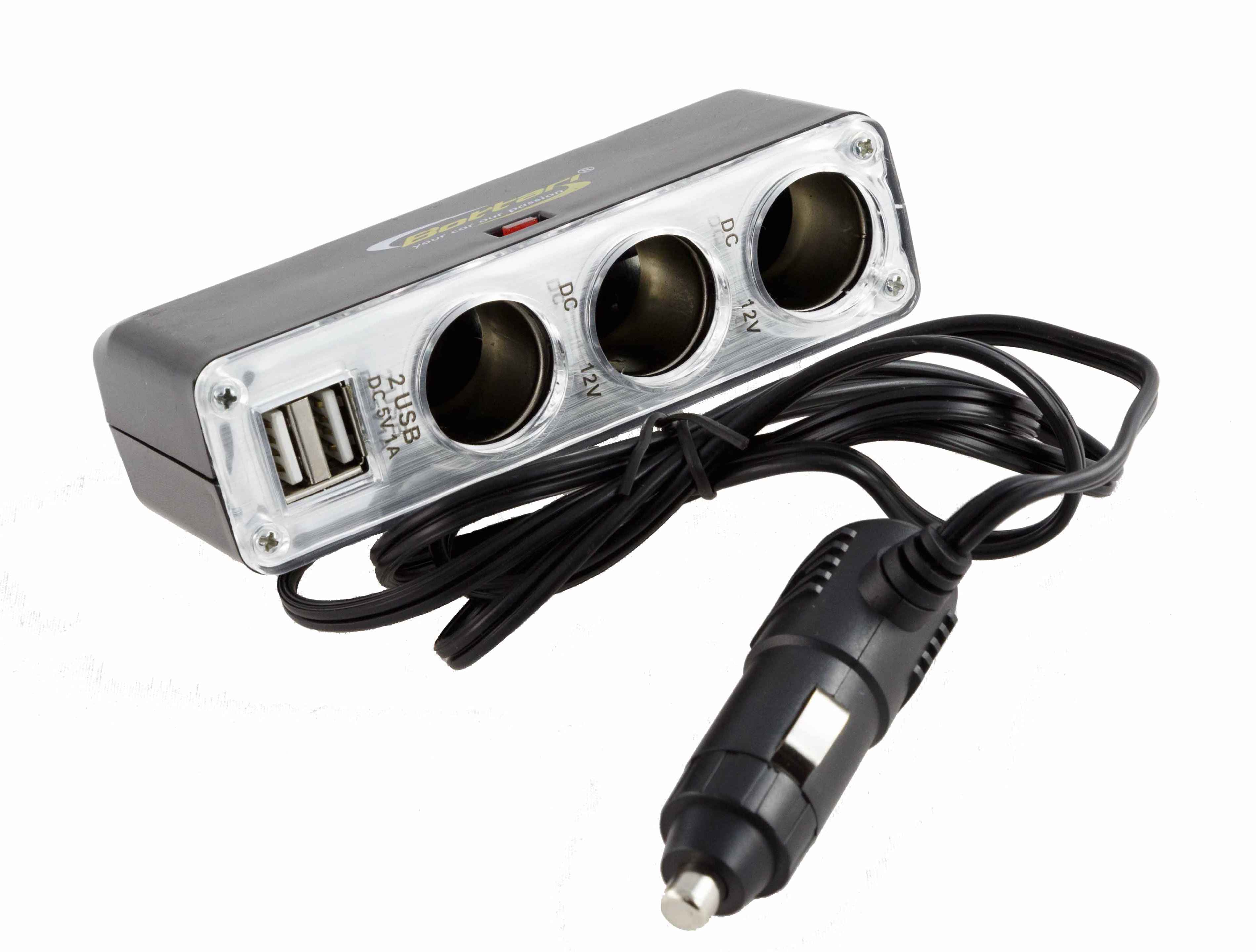 TRIPLESOCKET CON 2 USB