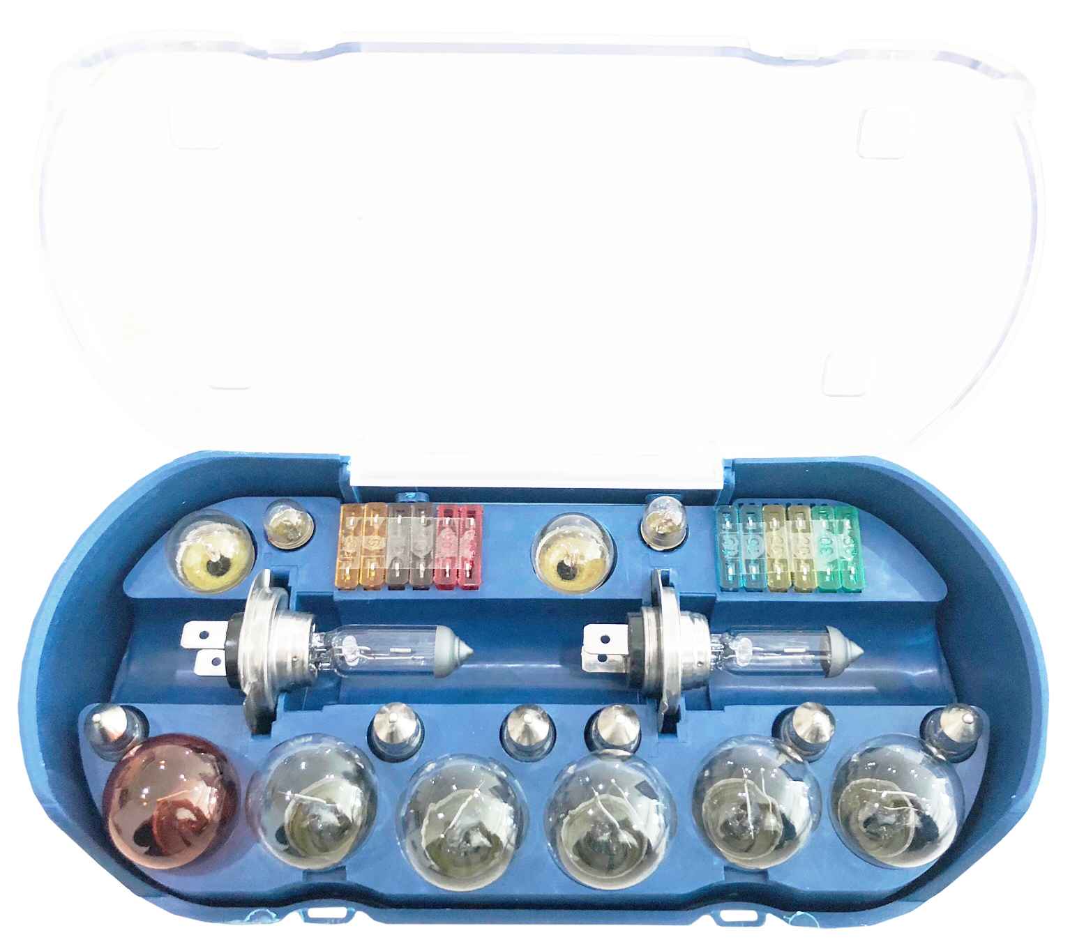 KIT EMERGENCIA H4 + FUSIBLES SOS H4 (30 UNIDADES)