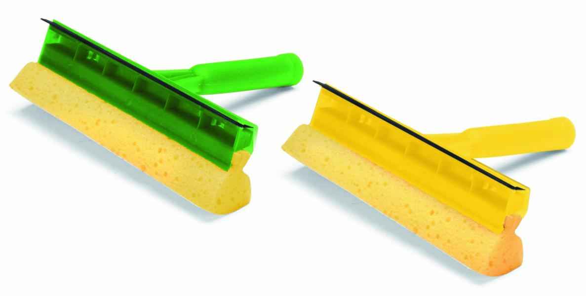 RASQUETA LIMPIACRISTALES CON ESPONJA 20 CM