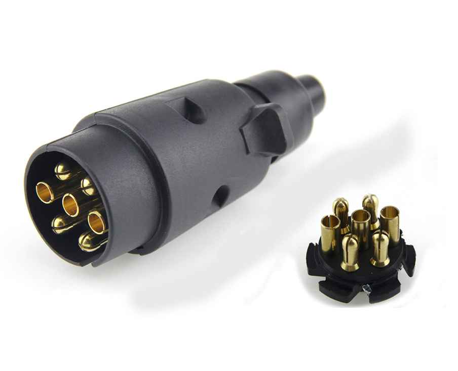 CONECTOR REMOLQUE MACHO PLASTICO
