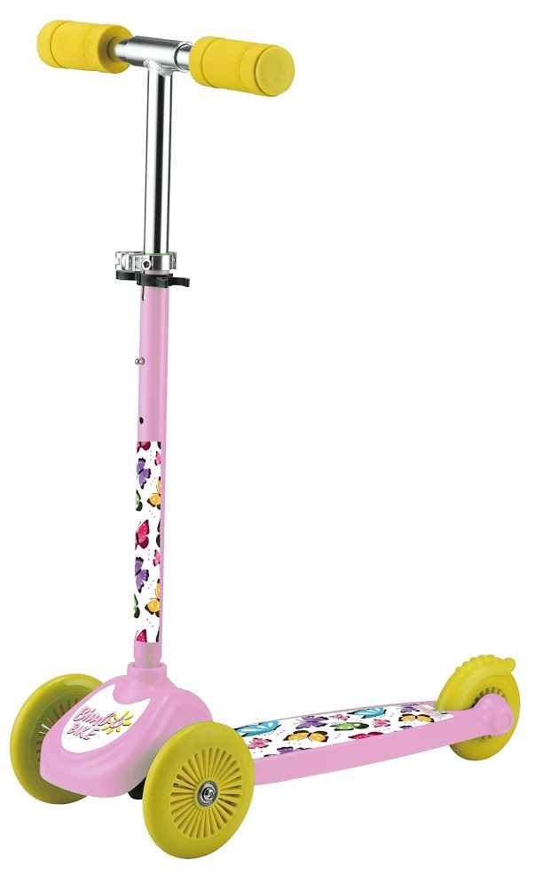 PATINETE INFANTIL, 50 KG MAX DIAMETRO RUEDA 120MM COLOR VERDE Y ROJO