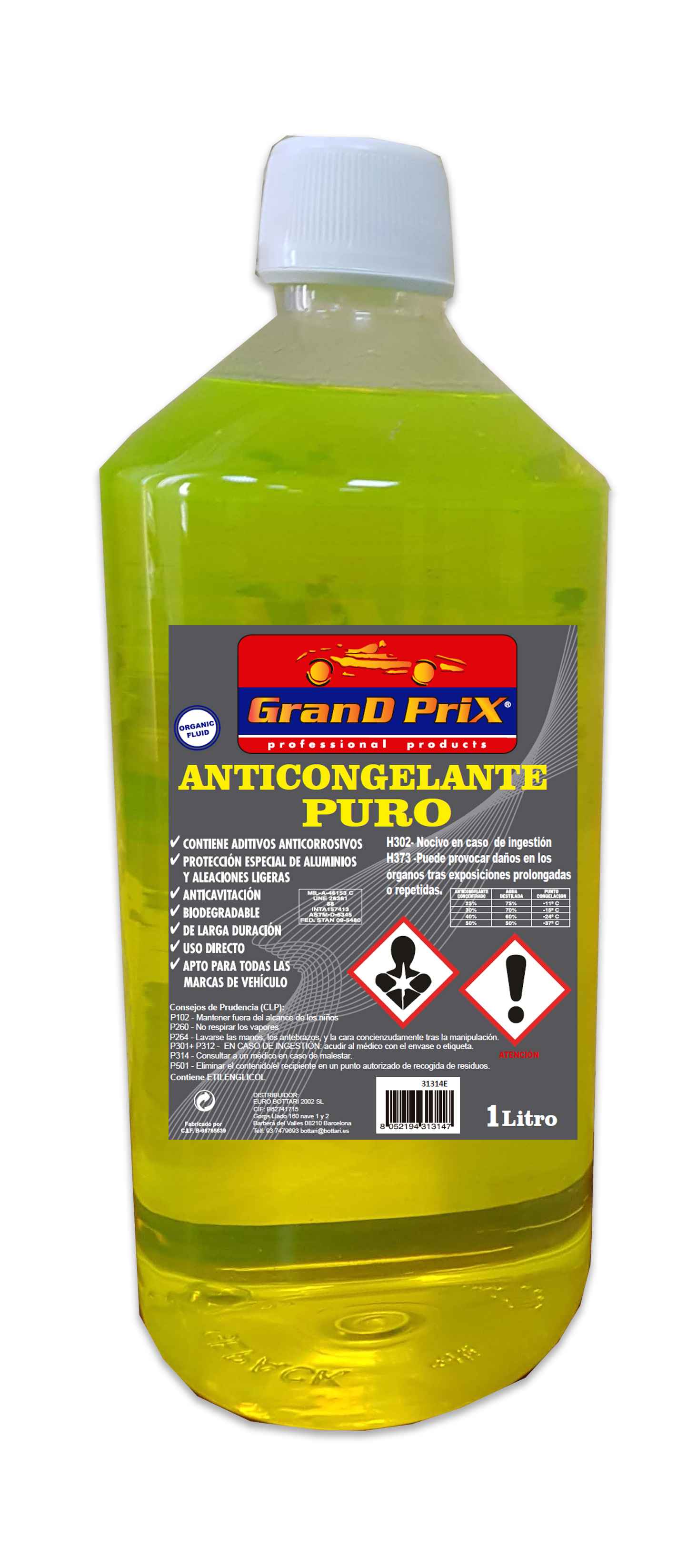 ANTICONGELANTE PURO 1L
