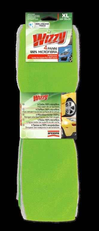 WIZZY PAÑOS 100% MICROFIBRA - 4 PCS