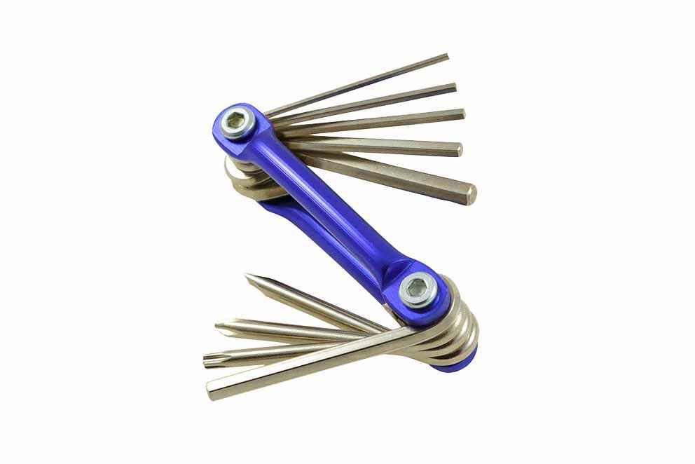 KIT MULTIHERRAMIENTA 9 FUNCIONES. CUERPO DE ALUMINIO
