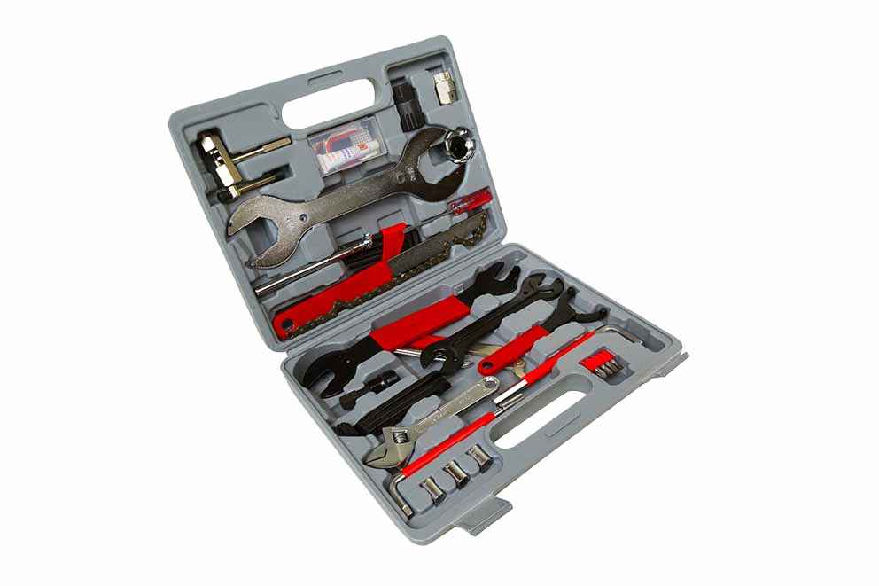 CAJA HERRAMIENTAS BICI COMPLETA 48 PZAS