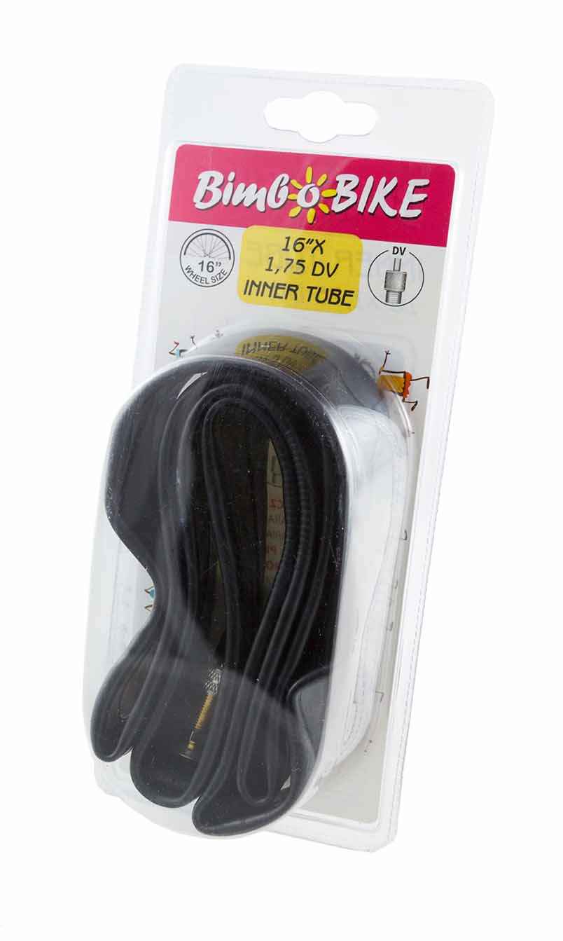 CAMARA DE AIRE 16X1,75 CON VALVULA DV (DUNLOP) INFANTIL