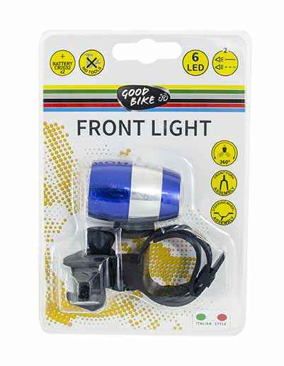 LUZ DELANTERA. 6 LED, BATERIAS CR2032x2 PCS INCLUIDAS