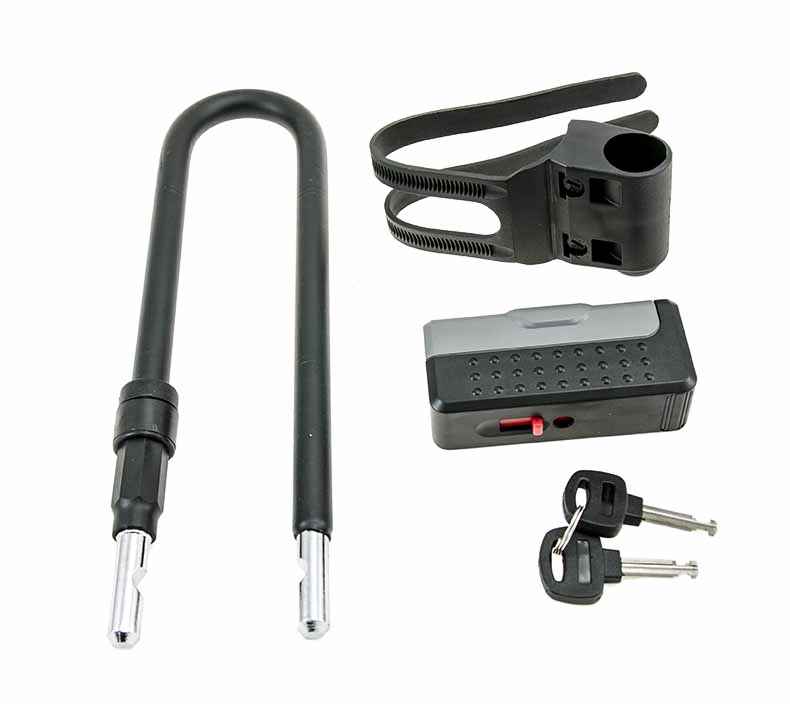 CANDADO DE CADENA CON 2 LLAVES. DIAM. 13 MM LONGITUD 290 MM CON SOPORTE. MATERIAL ACERO Y PVC