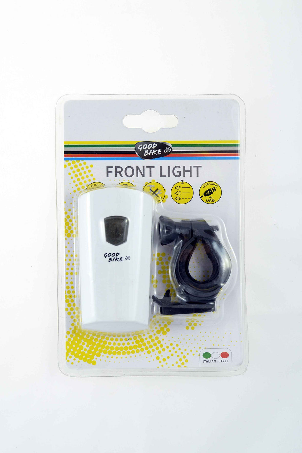 LUZ FRONTAL RECARGABLE CON USB 2 LEDS 3 FUNCIONES