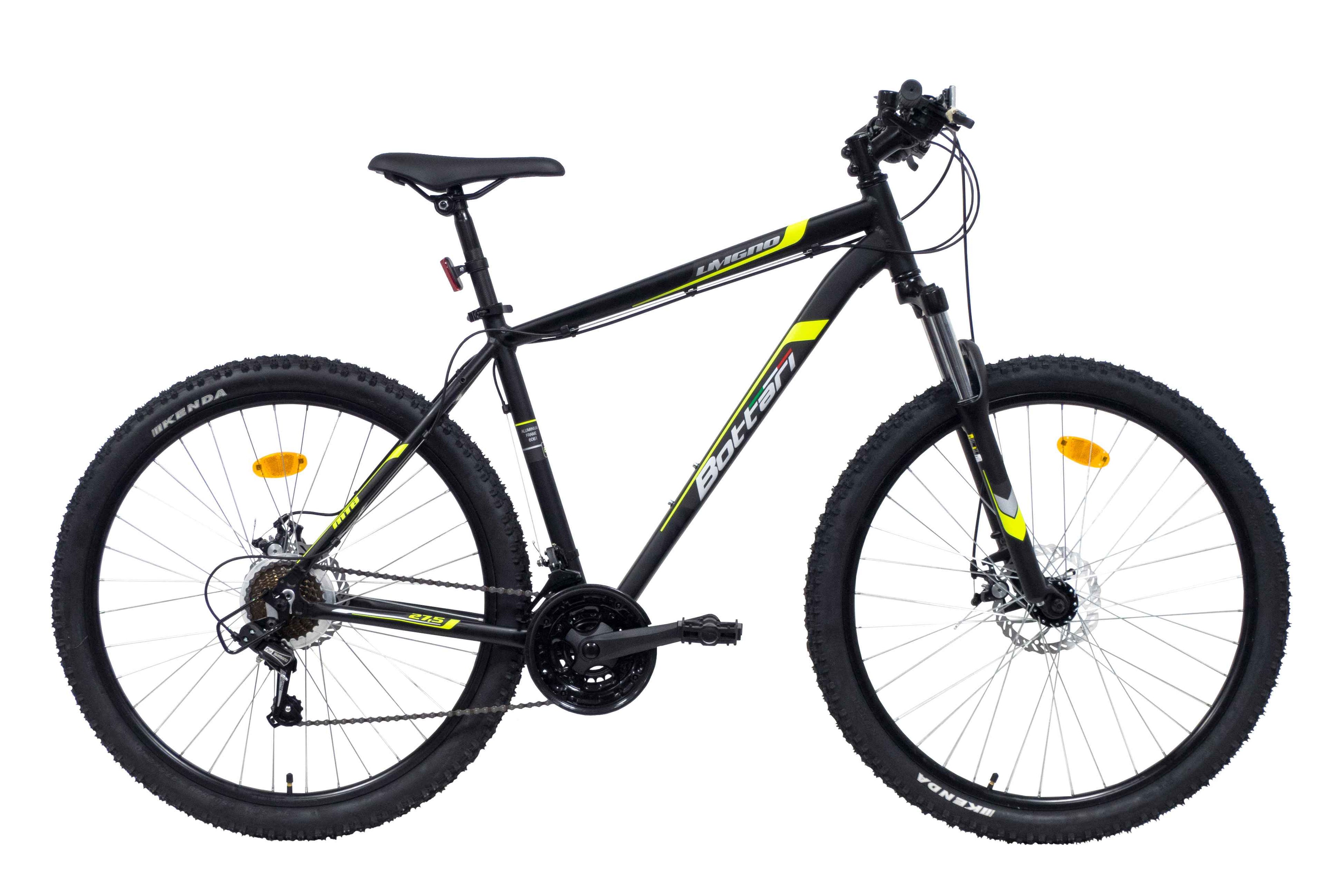 Bicicleta MTB 27.5 CUADRO DE ALUMINIO "LIVIGNO": SHIMANO 21 VELOCIDADES TY21 FRENOS DISCO DELANTEROS Y TRASEROS - COLOR