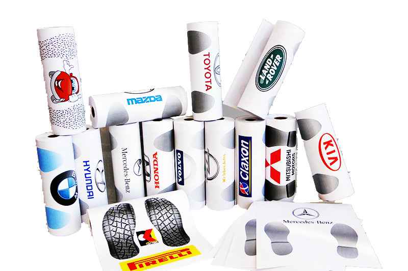 Alfombras Papel con Logo Marca