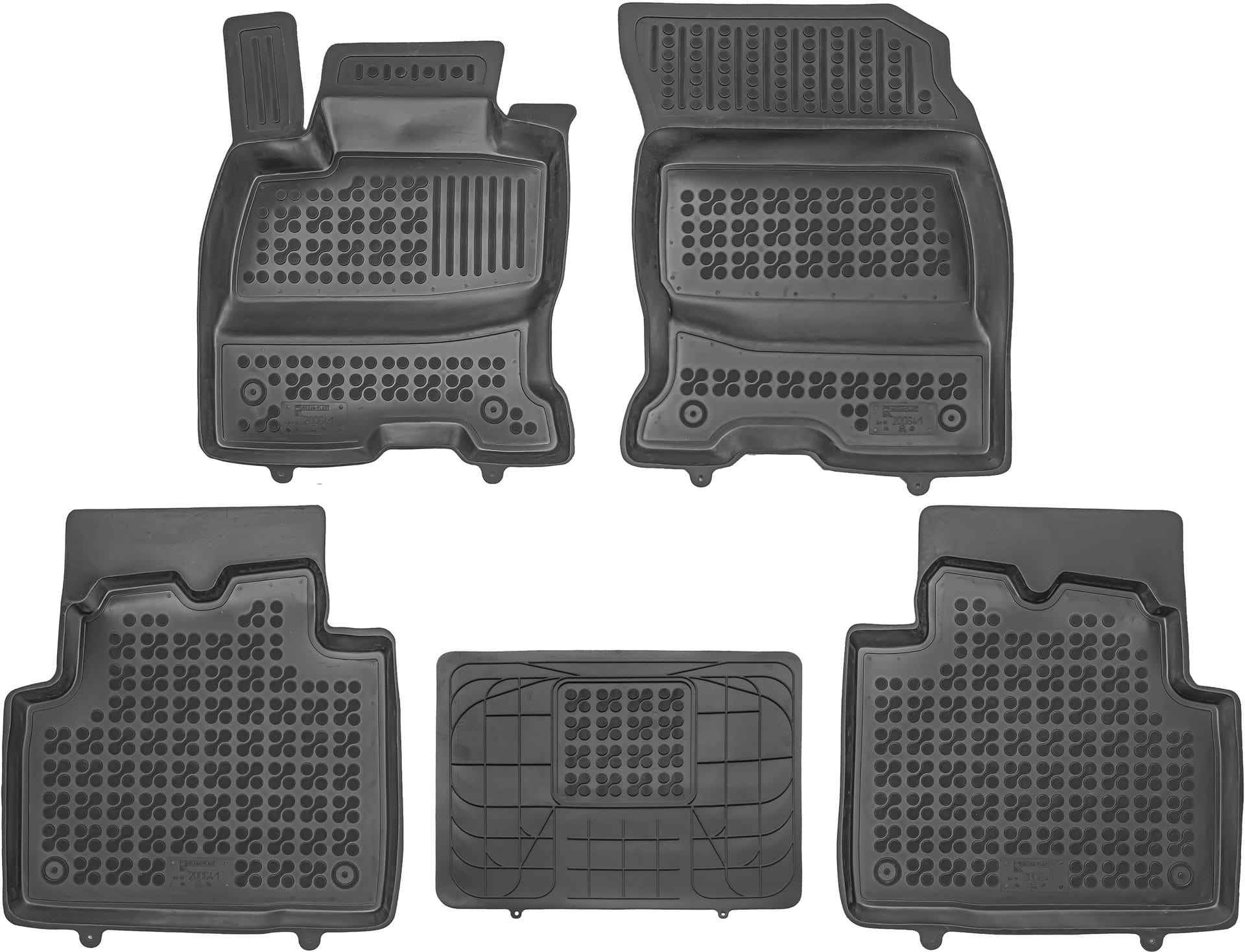 Alfombrillas de goma 3D Premium Para Ford Kuga III Plug-in Hybrid (2019-actualidad) a medida