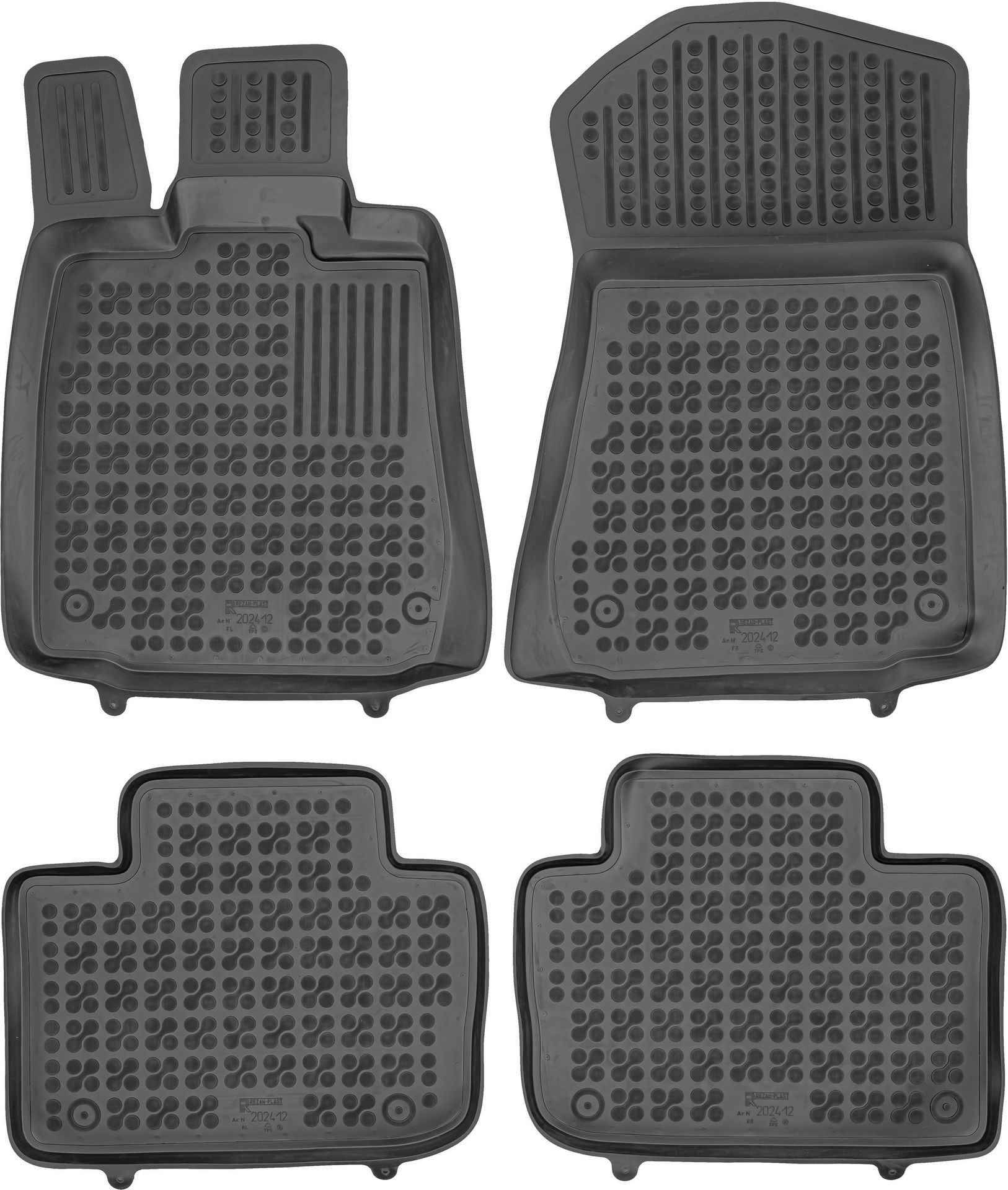 Alfombrillas de goma 3D Premium Para Lexus IS III (2013-2020) Incluidos Hybrid a medida