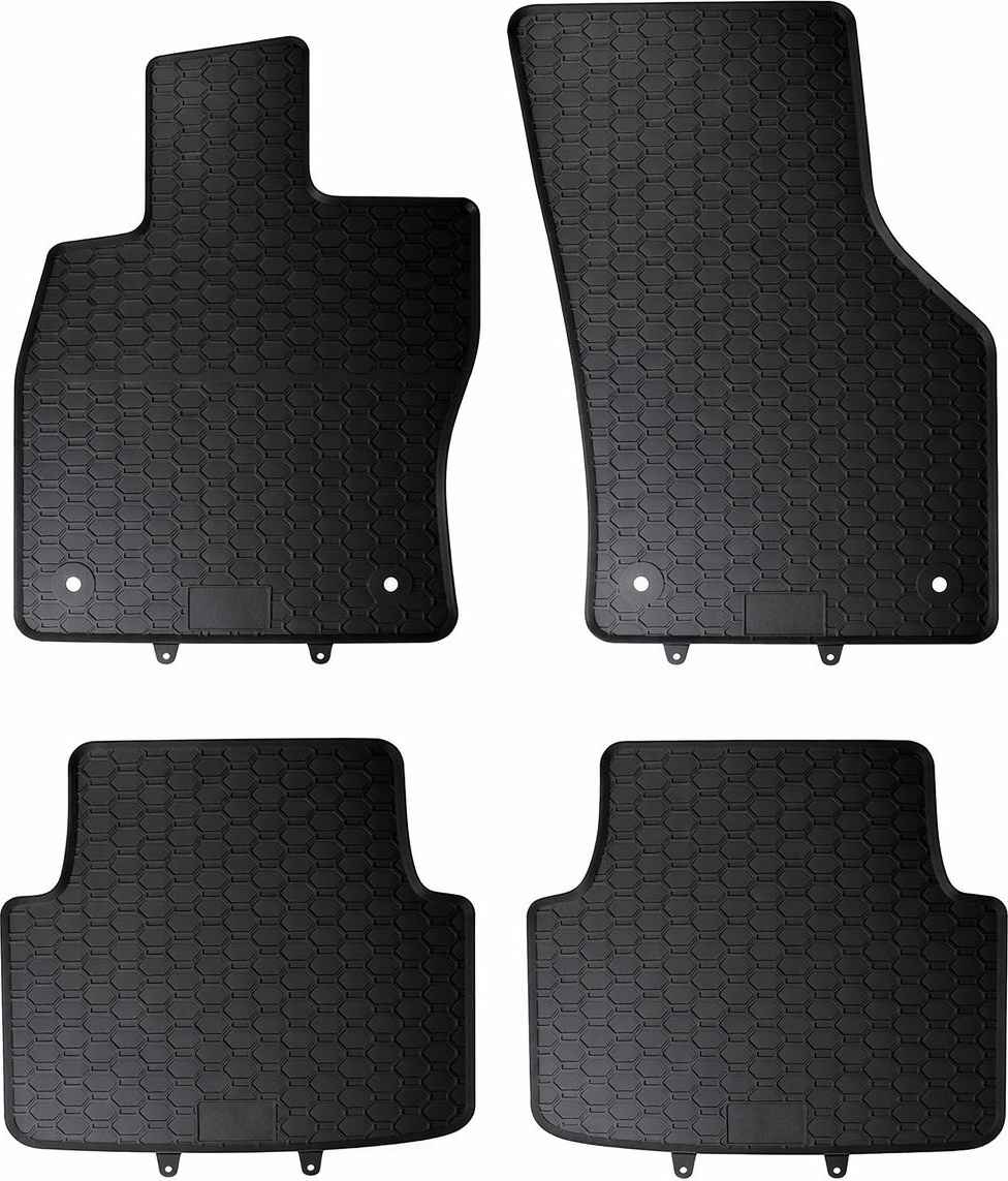 Alfombrillas de goma Volkswagen Golf VIII Manual (2019-actualidad) - Juego 4 Piezas