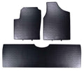 Alfombrillas de goma Seat Alhambra I (1996-2010) 5 Plazas - Juego 3 Piezas