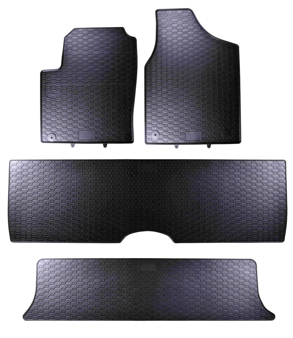 Alfombrillas de goma Ford Galaxy MK1 / MK2 (1995-2006) 7 Plazas - Juego 3 Filas