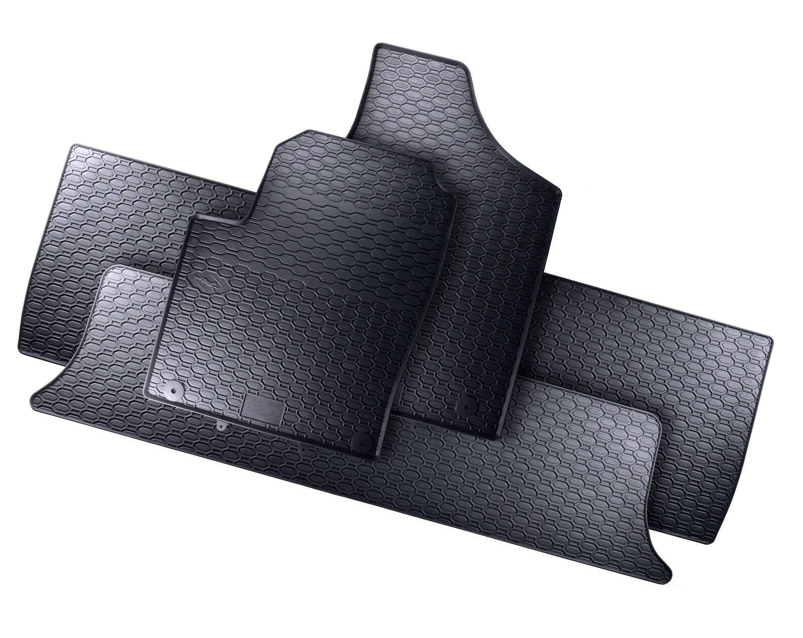 Alfombrillas de goma Seat Alhambra I (1996-2010) 7 Plazas - 3 Filas Completas