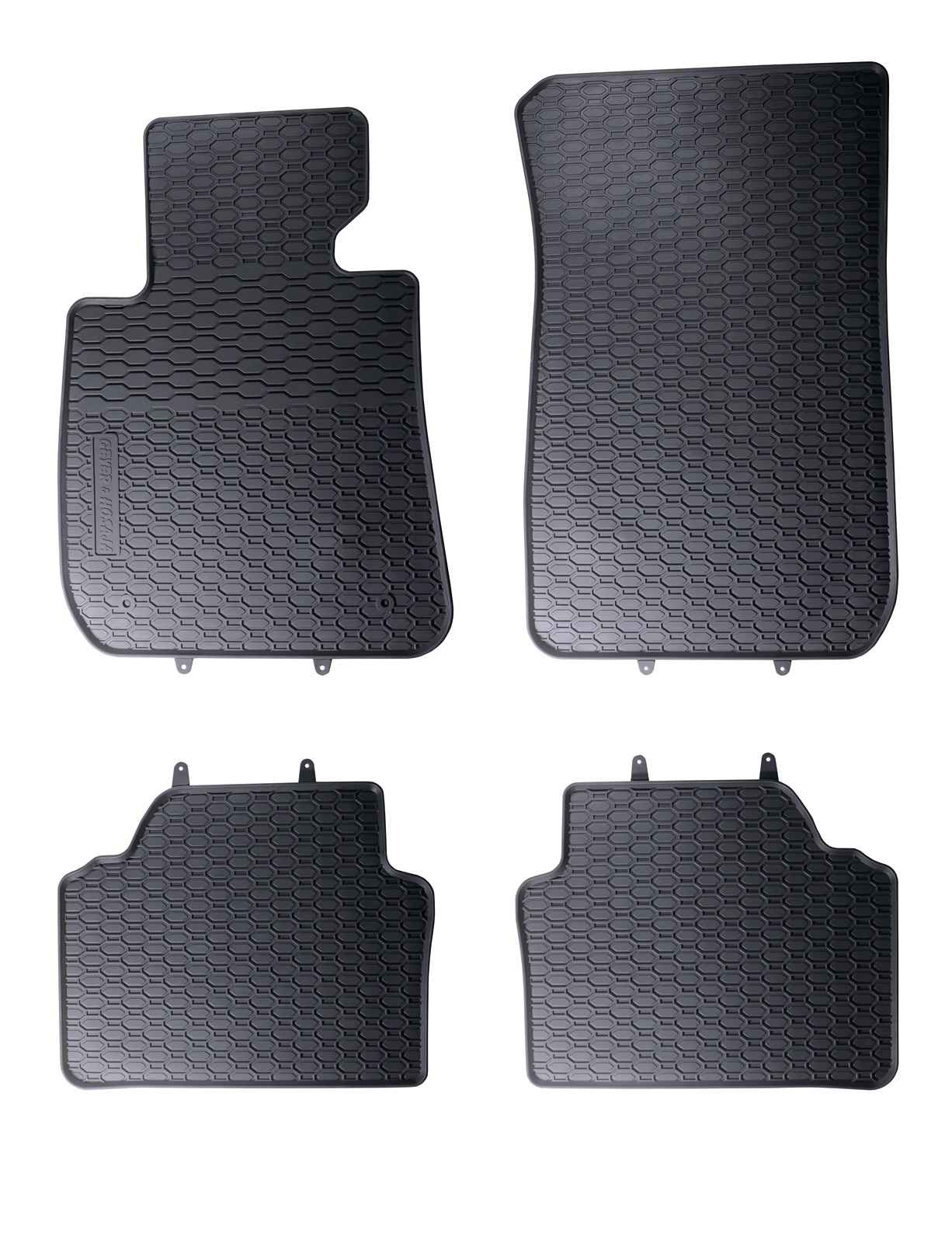 Alfombrillas de goma BMW Serie 3 E90 / E91 (2004-2013) - Juego 4 Piezas