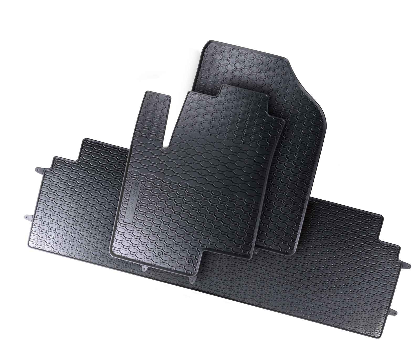 Alfombrillas de goma Hyundai ix20 (2010-2020) - fila Trasera Unida