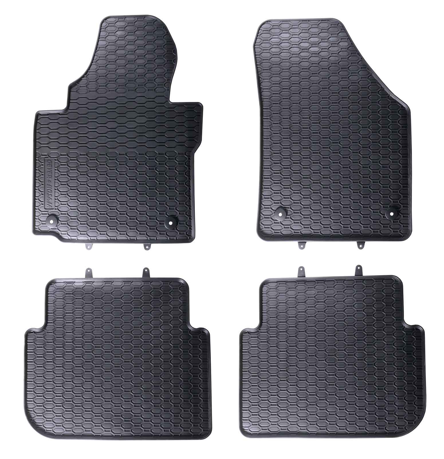 Alfombrillas de goma Volkswagen Touran I (2003-2010) - Juego 4 Piezas