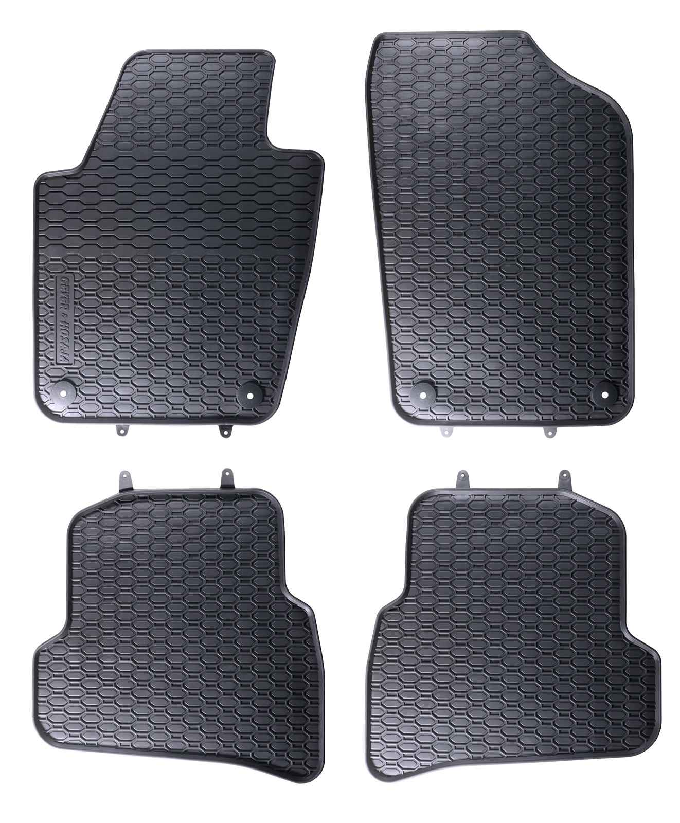 Alfombrillas de goma Seat Ibiza IV (2008-2017) - Juego 4 Piezas
