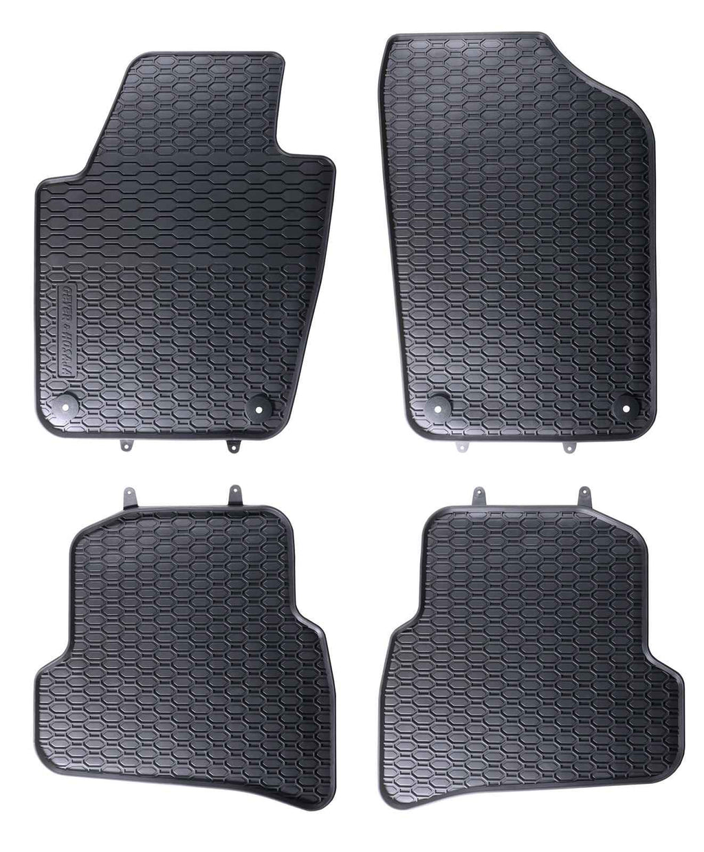 Alfombrillas de goma Volkswagen Polo V (2009-2017) - Juego 4 Piezas