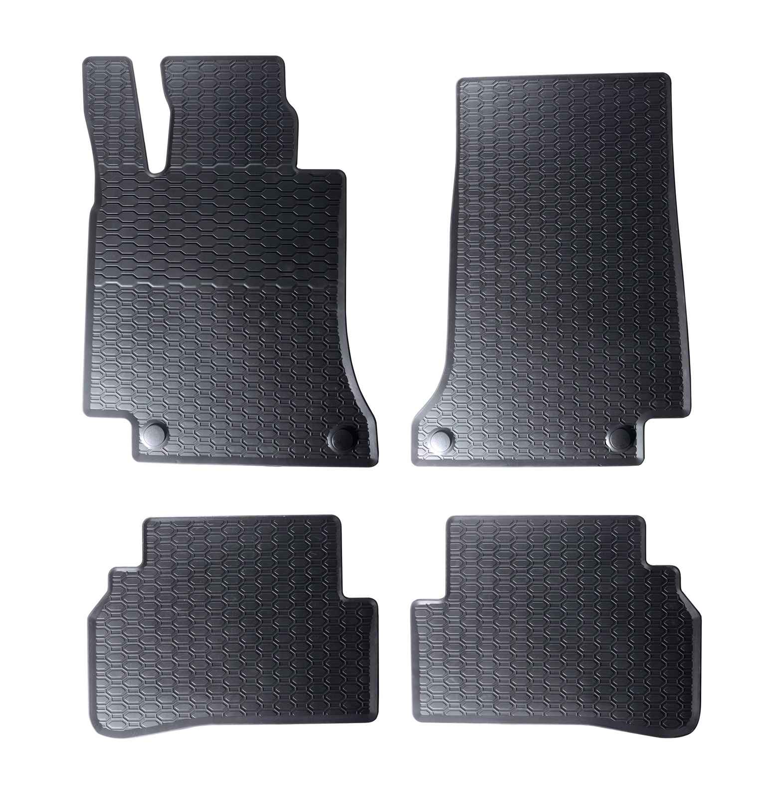 Alfombrillas de goma Mercedes Clase C W205 (2013-2021) - Juego 4 Piezas