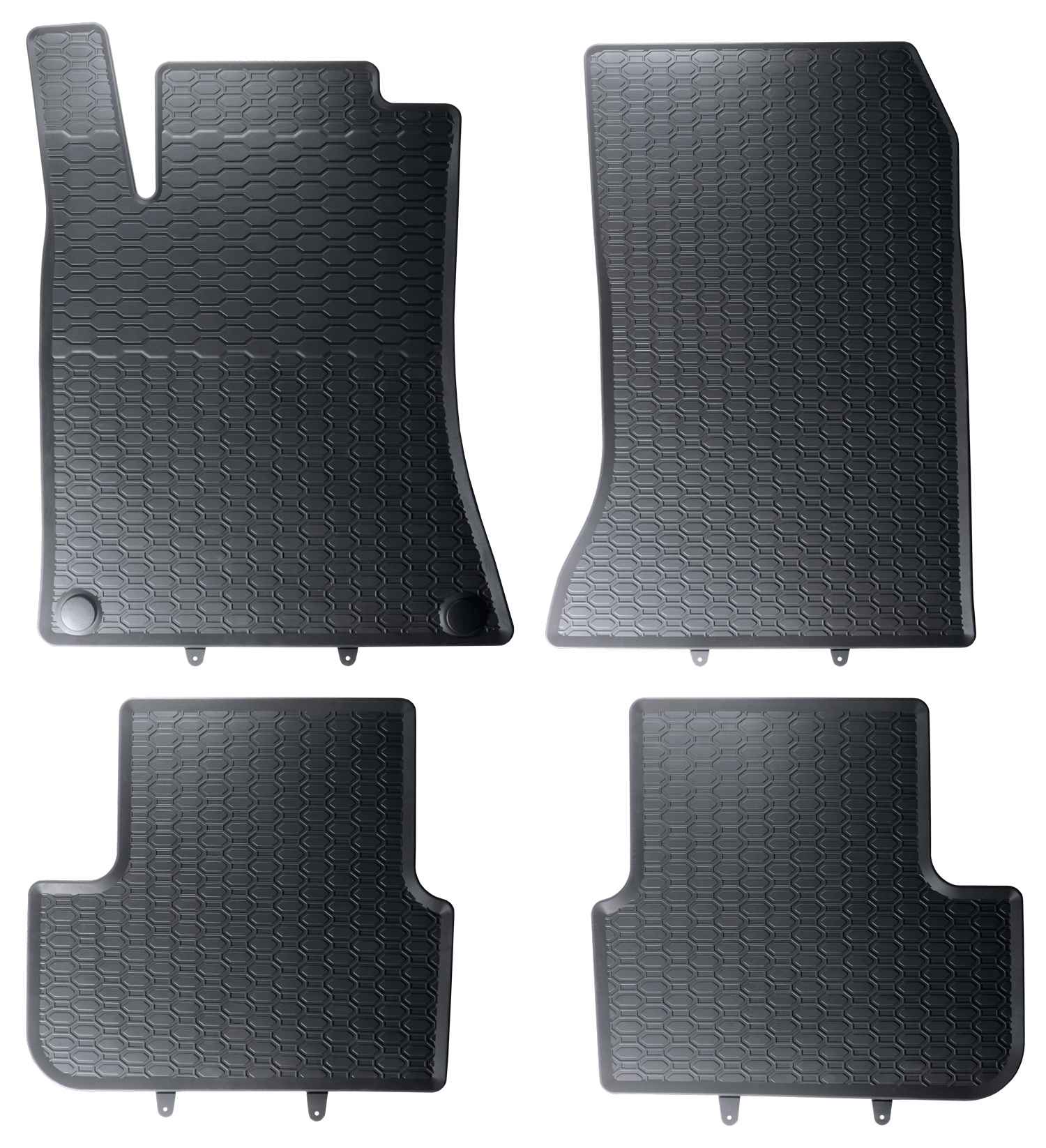 Alfombrillas de goma Mercedes Clase A W176 (2012-2018) - Juego 4 Piezas