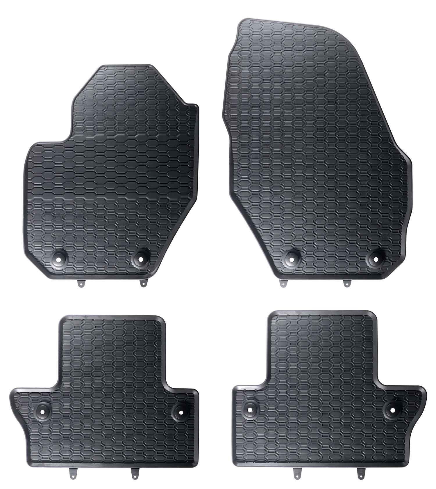 Alfombrillas de goma Volvo S60 II (2010-2019) - Juego 4 Piezas