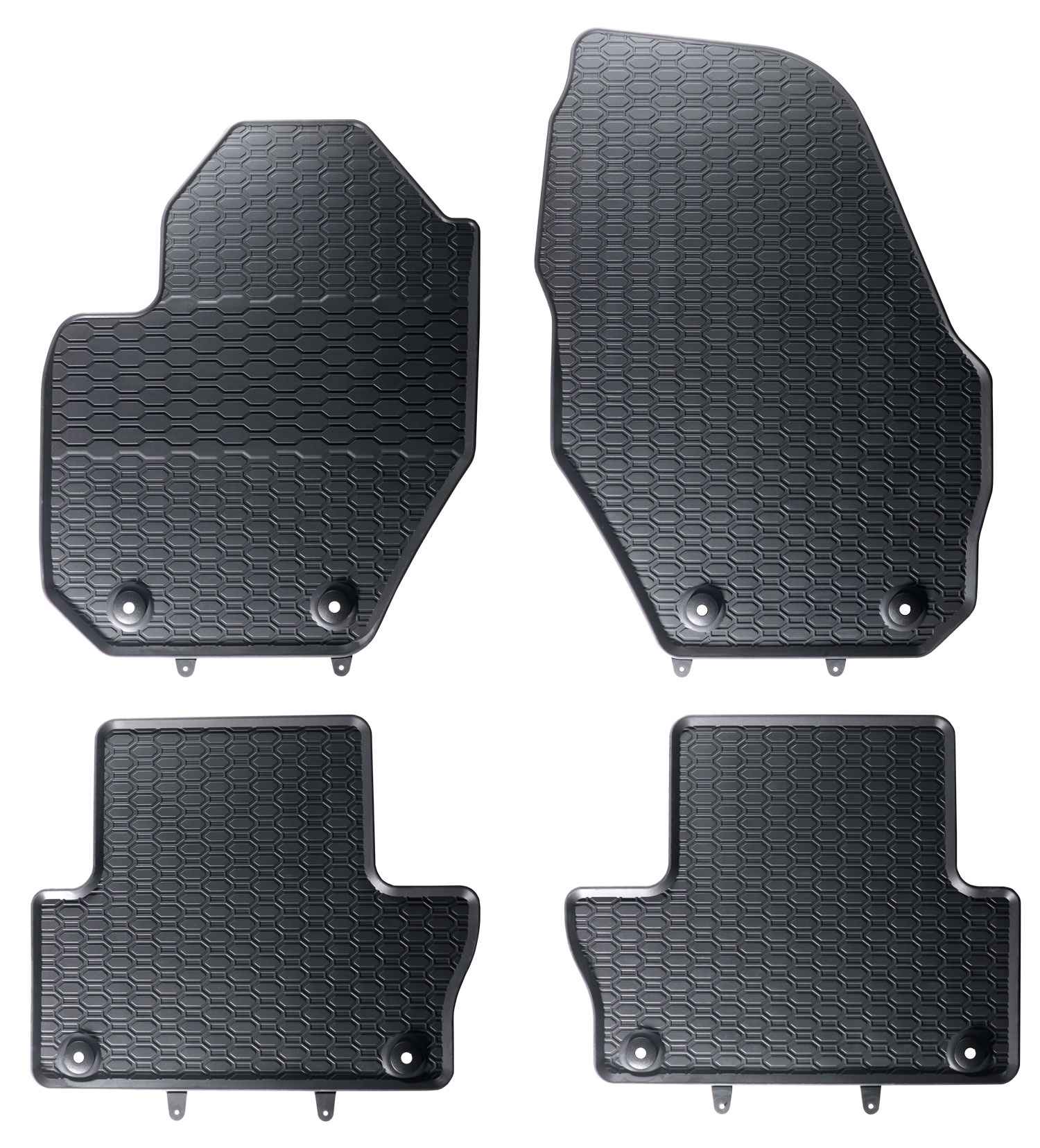 Alfombrillas de goma Volvo XC60 I (2008-2017) - Juego 4 Piezas