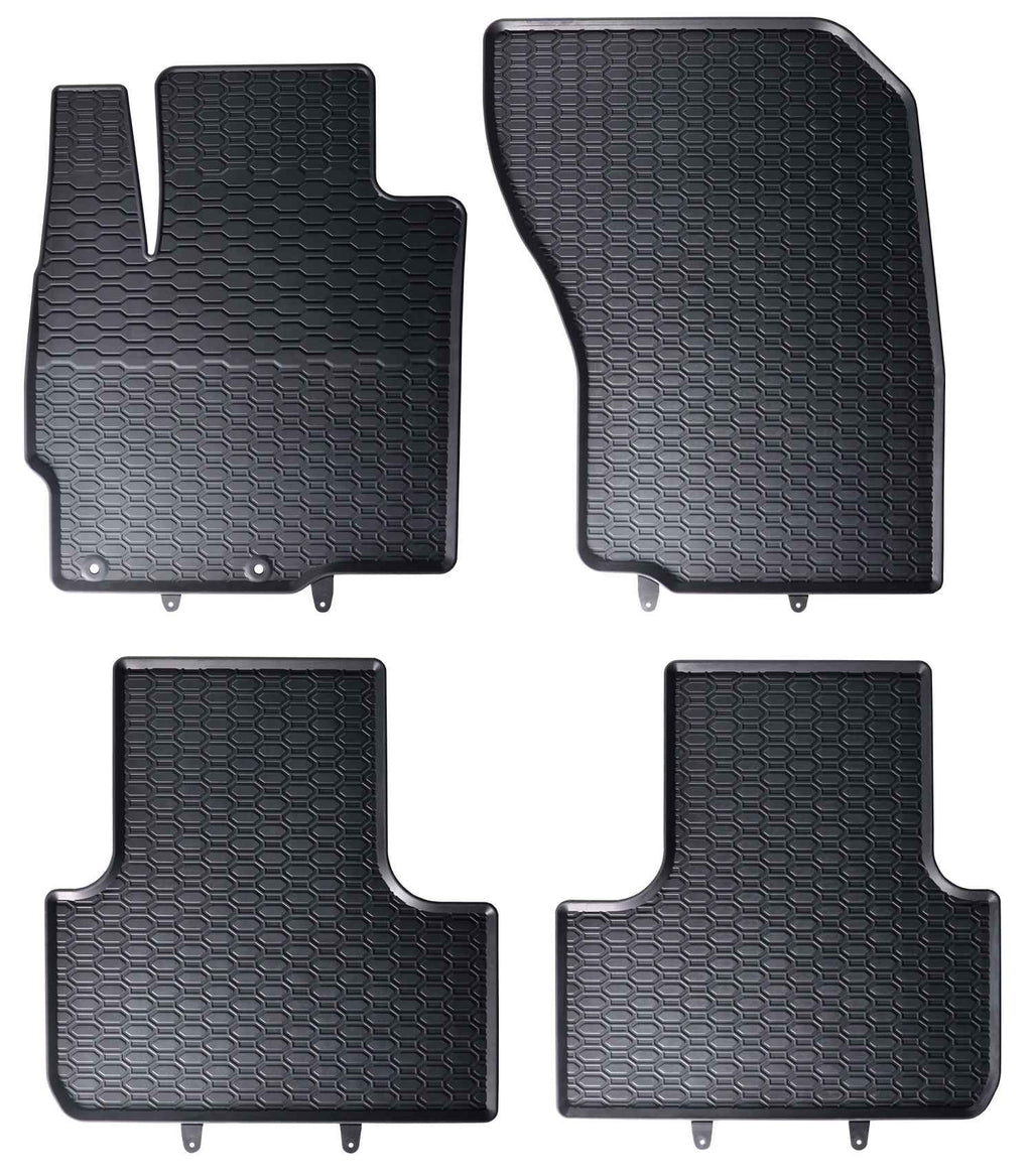 Alfombrillas de goma Peugeot 4007 (2007-2012) - Juego 4 Piezas